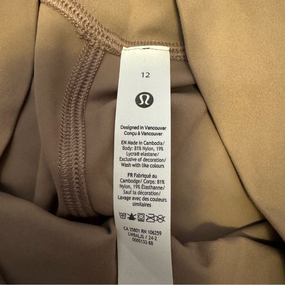 Lululemon Nulu high rise midi skirt in taupetastic - Picture 4 of 7